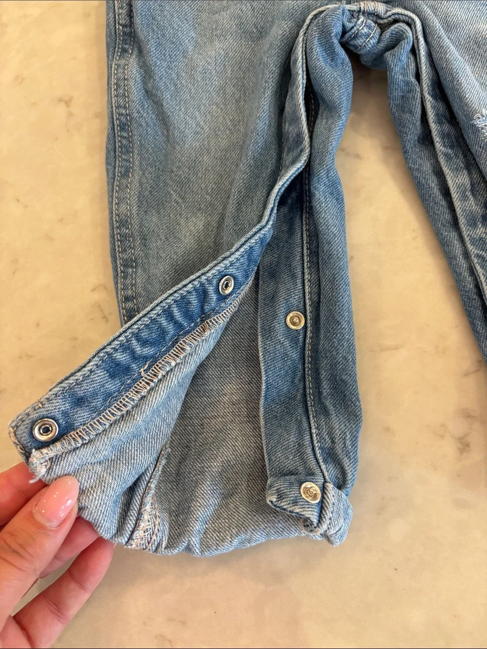 Old Navy Slouchy Embroidered overalls
